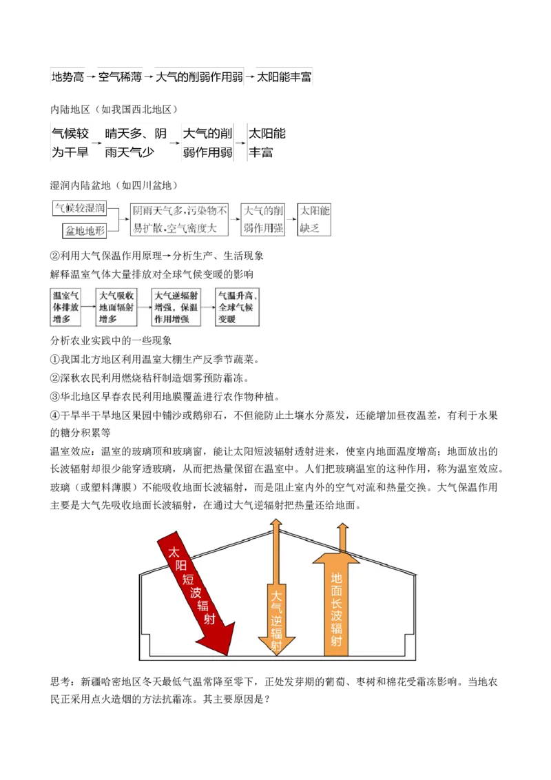 第06讲大气的组成、垂直结构及受热过程（讲义）（解析版）_9.2025地理总复习_2024年新高考资料_1.2024一轮复习_2024年高考地理一轮复习讲练测（新教材新高考）