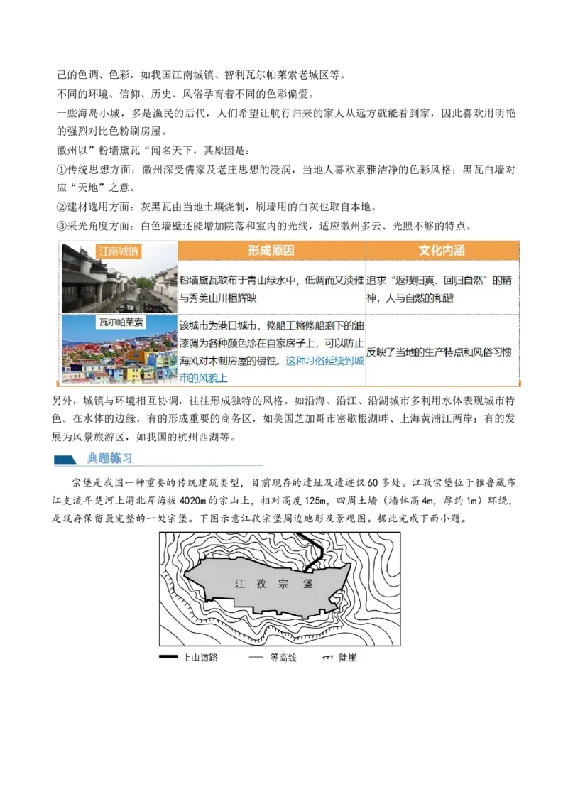 第22讲城乡空间结构和景观（讲义）（解析版）_9.2025地理总复习_2024年新高考资料_1.2024一轮复习_2024年高考地理一轮复习讲练测（新教材新高考）