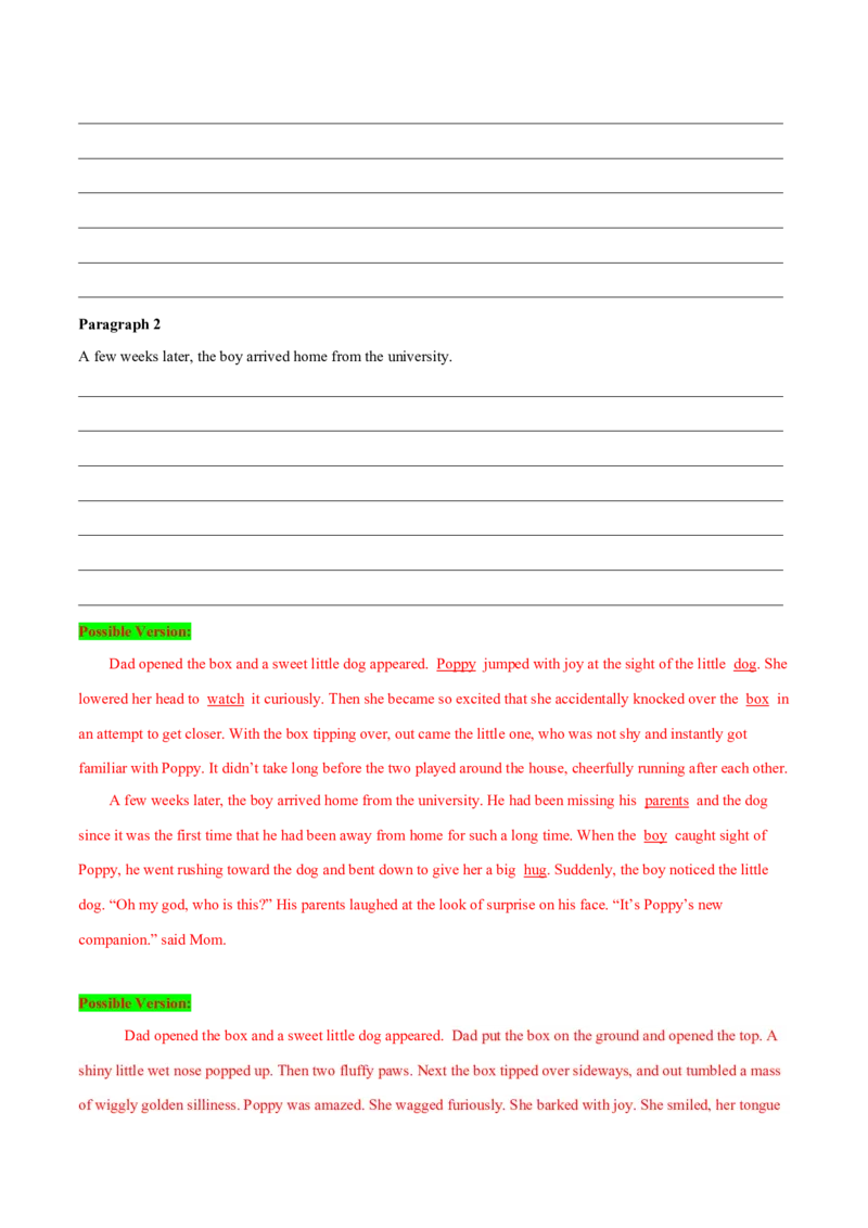 专题30读后续写01题型分析及方法指导（解析版）_3.2025英语总复习_2023年新高考资料_二轮复习_2023年高考英语毕业班二轮热点题型归纳与变式演练（新高考专用）288150943