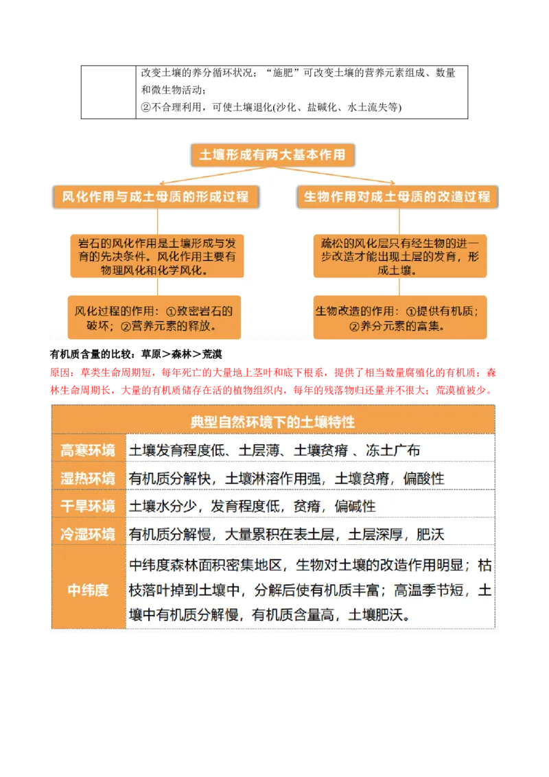 第16讲植被和土壤（讲义）（解析版）_9.2025地理总复习_2024年新高考资料_1.2024一轮复习_2024年高考地理一轮复习讲练测（新教材新高考）