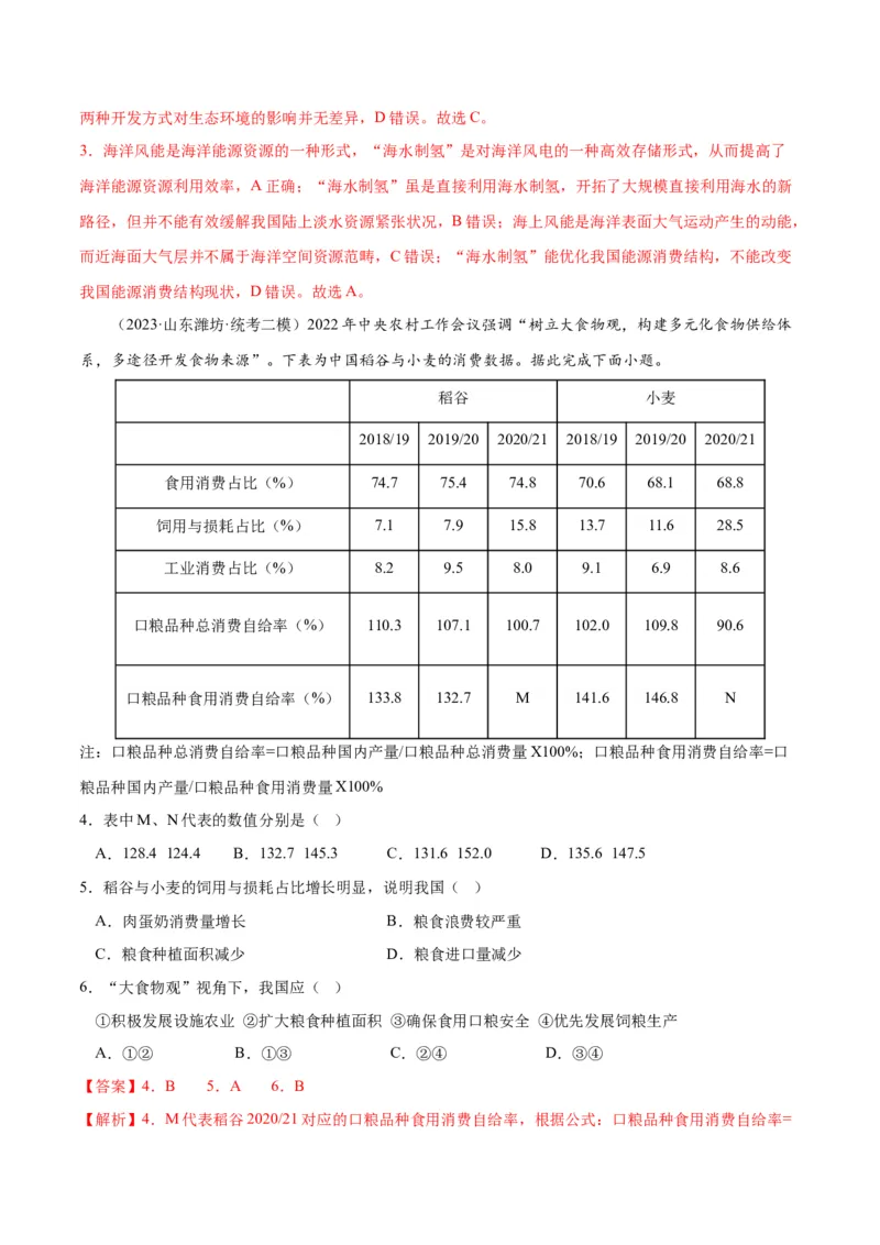 秘籍14高频考点国家安全主题（解析版）_9.2025地理总复习_2023年新高考复习资料_备战2023年高考地理抢分秘籍（新高考专用）