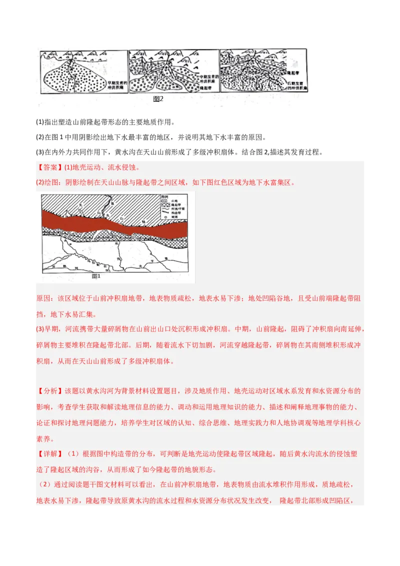 热点专项04（一）河流水文特征-2024年高考地理一轮复习考点通关卷（新高考通用）（解析版）_9.2025地理总复习_2024年新高考资料_1.2024一轮复习