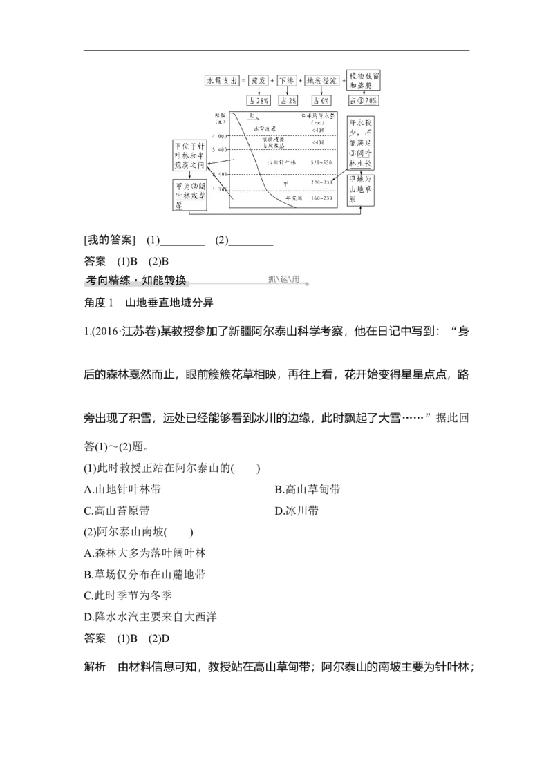 第16讲自然地理环境的差异性_9.2025地理总复习_赠品通用版（老高考）复习资料_一轮复习_2023年高考地理一轮复习讲义+课件（全国版）_2023年高考地理一轮复习讲义（全国版）