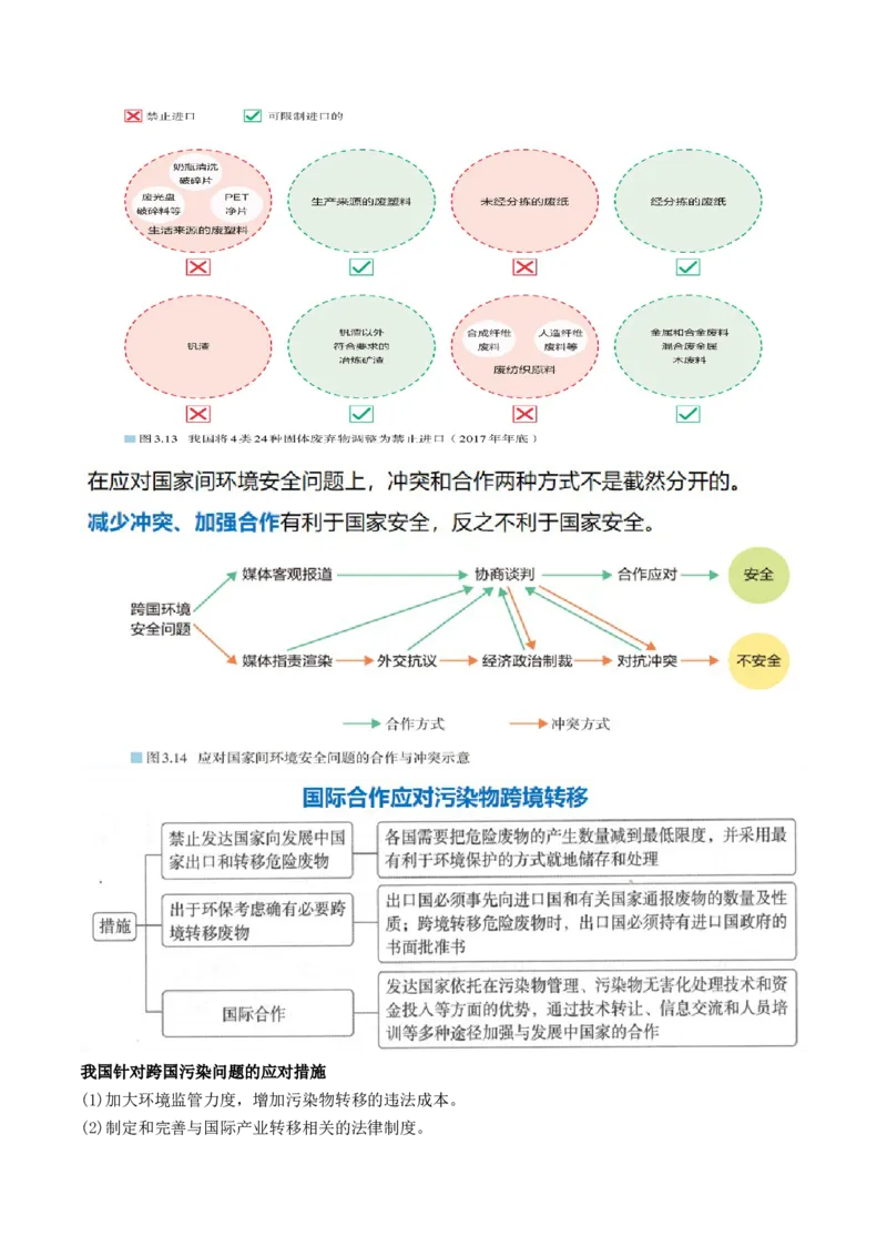 第39讲环境安全与国家安全（讲义）（原卷版）_9.2025地理总复习_2024年新高考资料_1.2024一轮复习_2024年高考地理一轮复习讲练测（新教材新高考）
