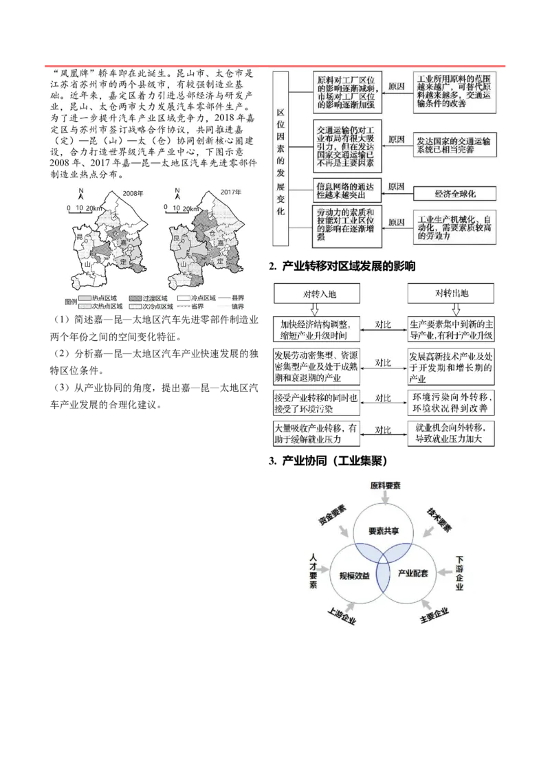 第18题工业（城镇化结合考察、产业可持续发展等）-备战2024年高考地理临考题号押题（广东卷）（原卷版）_9.2025地理总复习_2024年新高考资料_5.2024三轮冲刺