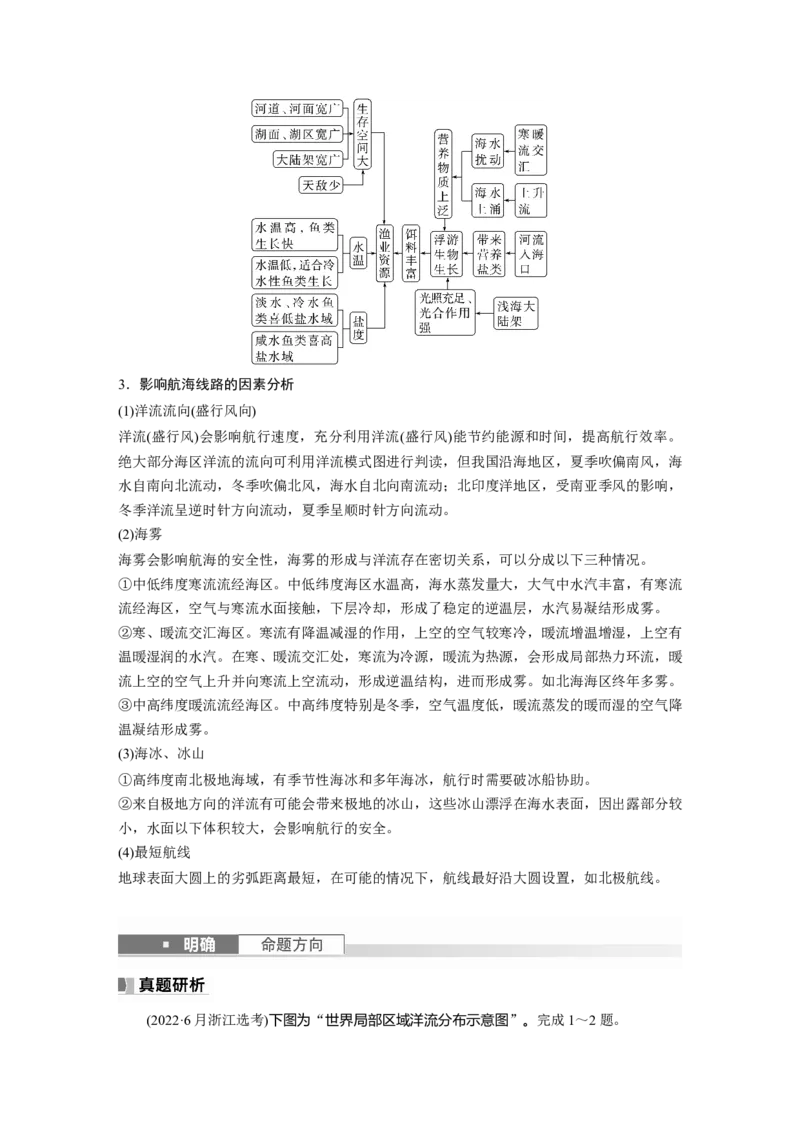 第一部分　第四章　课时22　海水的运动_9.2025地理总复习_2024年新高考资料_1.2024一轮复习_2024年高考地理一轮复习讲义（新人教版）_学生版在此文件夹_大一轮复习讲义