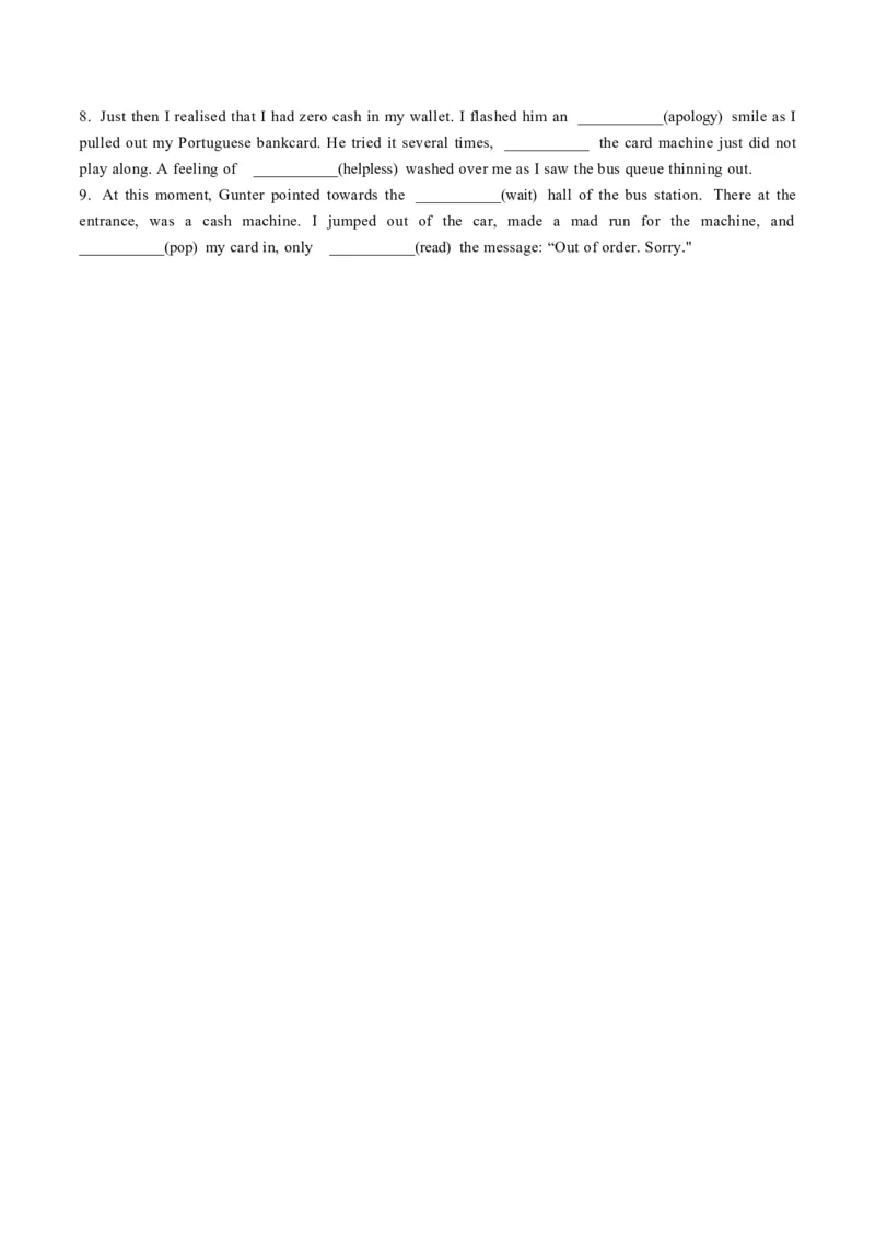 专题262024年新课标I卷词汇二次开发+真题语料单句填空75例原卷版_3.2025英语总复习_2025年新高考资料_一轮复习_2025年高考英语一轮复习知识清单