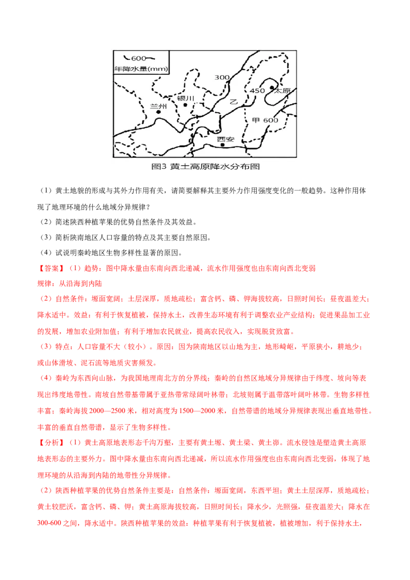 地理微考点：黄土地貌的形成过程图-备战2023年高考总复习地理微考点狙击与专项突破_9.2025地理总复习_2023年新高考复习资料_专项复习_备战2023年高考地理总复习微考点狙击与专项测练