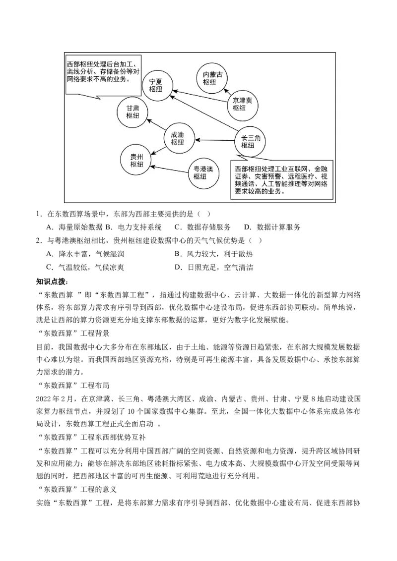 第35讲流域内协调发展与资源的跨区域调配（讲义）（原卷版）_9.2025地理总复习_2024年新高考资料_1.2024一轮复习_2024年高考地理一轮复习讲练测（新教材新高考）