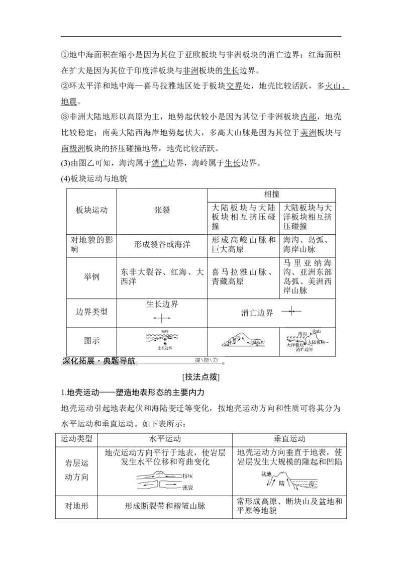 第12讲营造地表形态的力量_9.2025地理总复习_赠品通用版（老高考）复习资料_一轮复习_2023年高考地理一轮复习讲义+课件（全国版）_2023年高考地理一轮复习讲义（全国版）