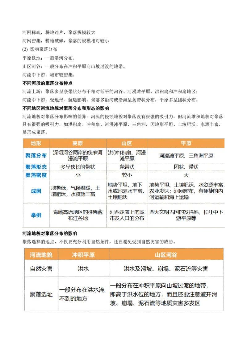 第15讲河流地貌的发育及河流冲淤（讲义）（原卷版）_9.2025地理总复习_2024年新高考资料_1.2024一轮复习_2024年高考地理一轮复习讲练测（新教材新高考）