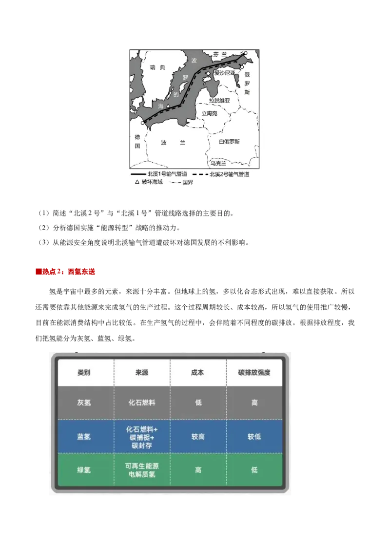 秘籍16地理近期热点解读（原卷版）_9.2025地理总复习_2023年新高考复习资料_备战2023年高考地理抢分秘籍（新高考专用）