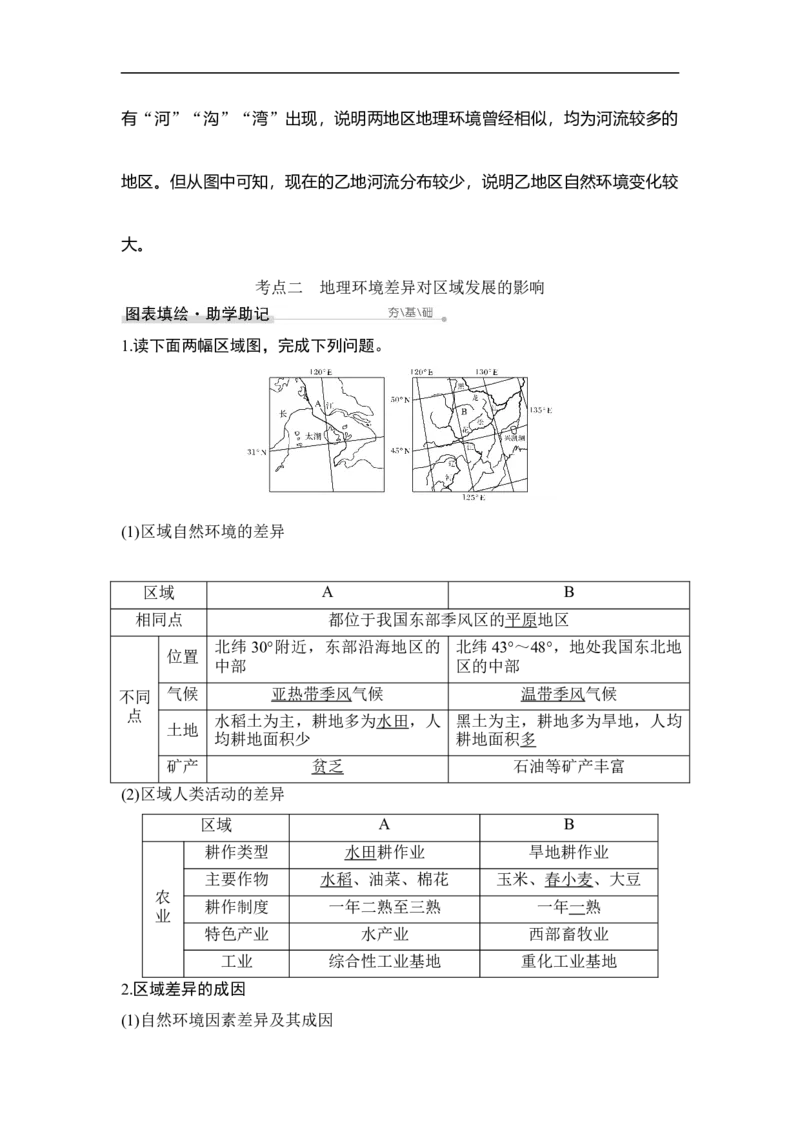 第28讲地理环境对区域发展的影响_9.2025地理总复习_赠品通用版（老高考）复习资料_一轮复习_2023年高考地理一轮复习讲义+课件（全国版）_2023年高考地理一轮复习讲义（全国版）