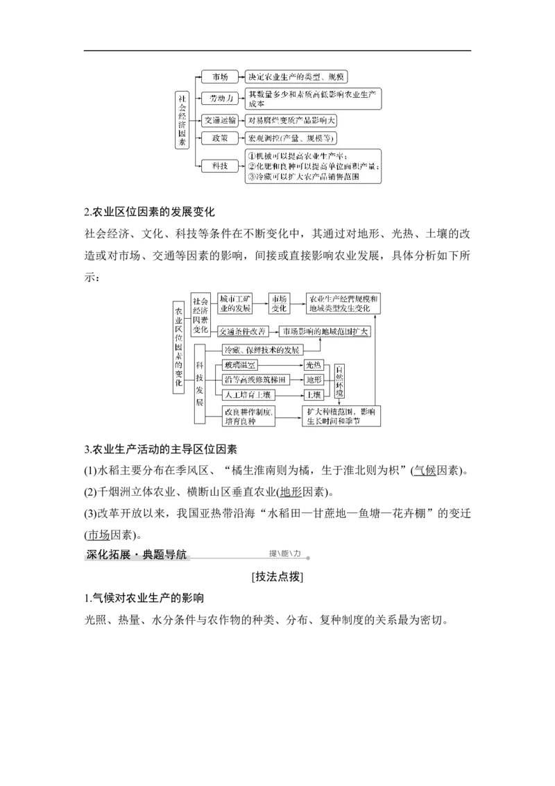 第21讲农业的区位选择_9.2025地理总复习_赠品通用版（老高考）复习资料_一轮复习_2023年高考地理一轮复习讲义+课件（全国版）_2023年高考地理一轮复习讲义（全国版）