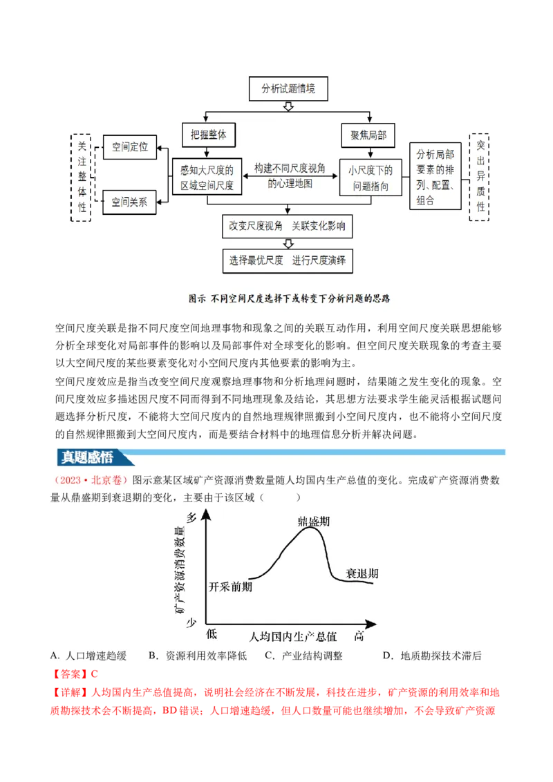 第31讲区域认知和区域发展（讲义）（解析版）_9.2025地理总复习_2024年新高考资料_1.2024一轮复习_2024年高考地理一轮复习讲练测（新教材新高考）