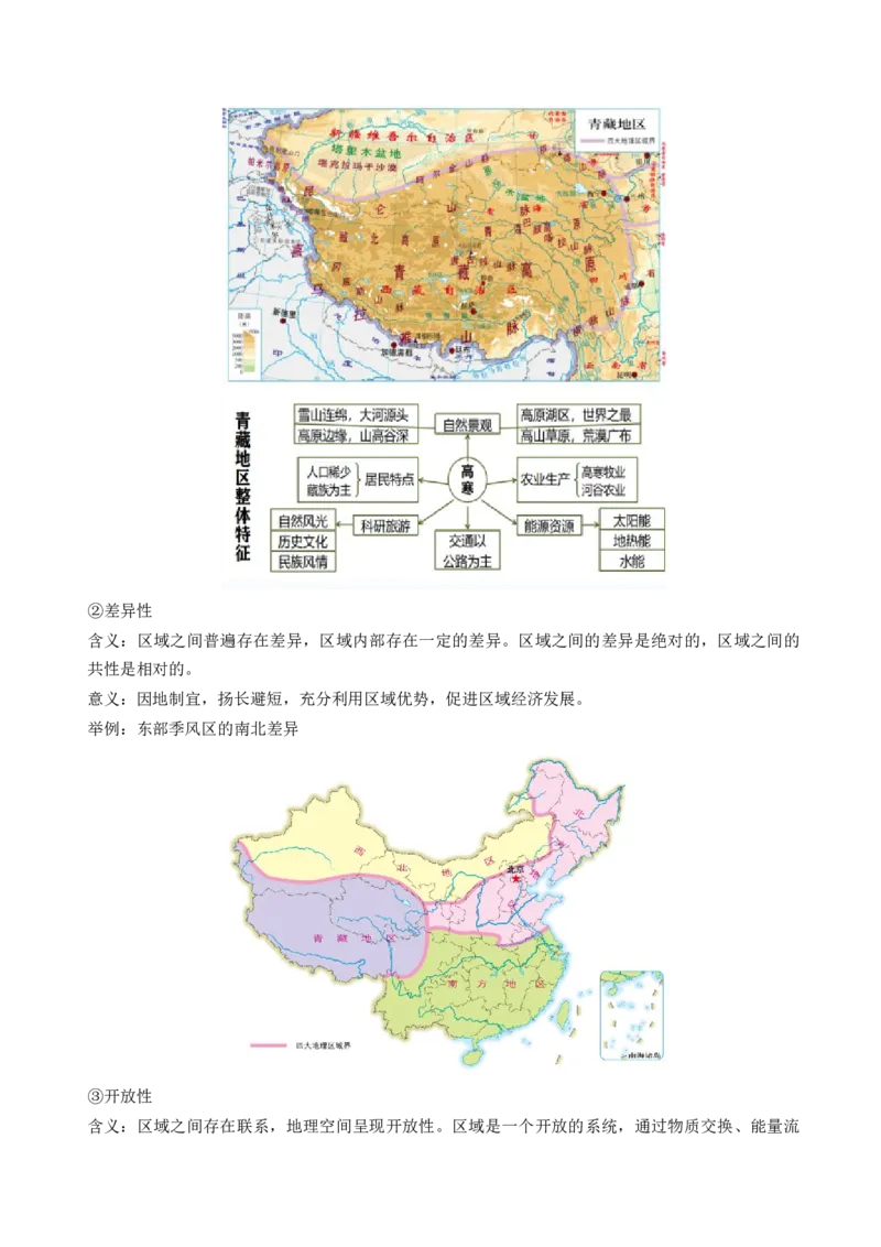 第31讲区域认知和区域发展（讲义）（解析版）_9.2025地理总复习_2024年新高考资料_1.2024一轮复习_2024年高考地理一轮复习讲练测（新教材新高考）