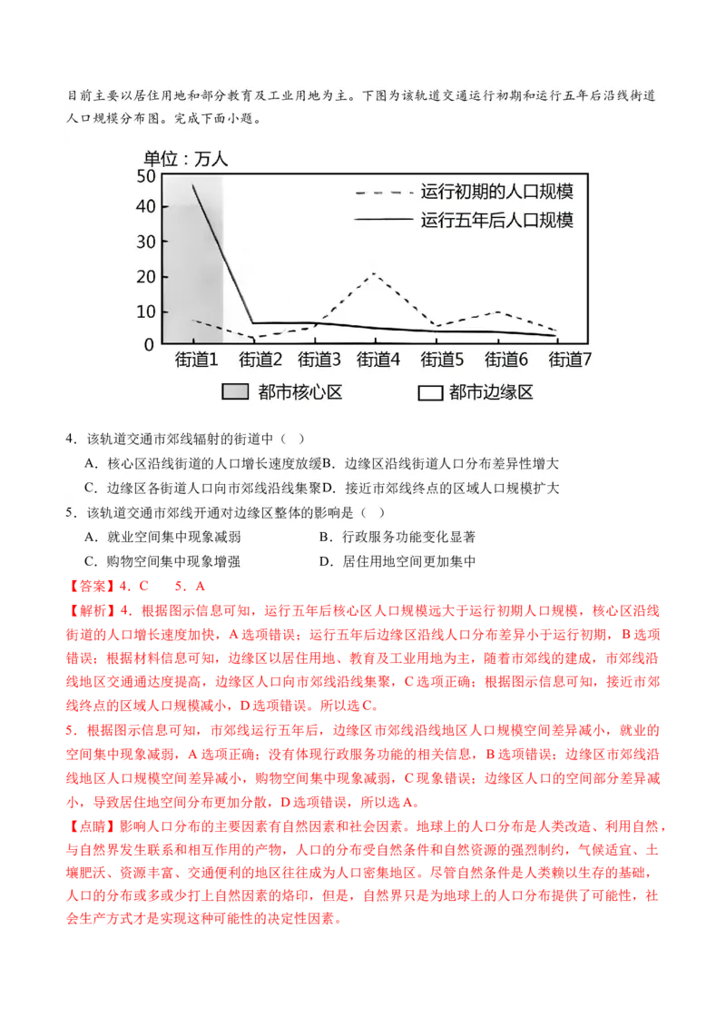 第28讲交通运输布局对区域发展的影响（讲义）（解析版）_9.2025地理总复习_2024年新高考资料_1.2024一轮复习_2024年高考地理一轮复习讲练测（新教材新高考）