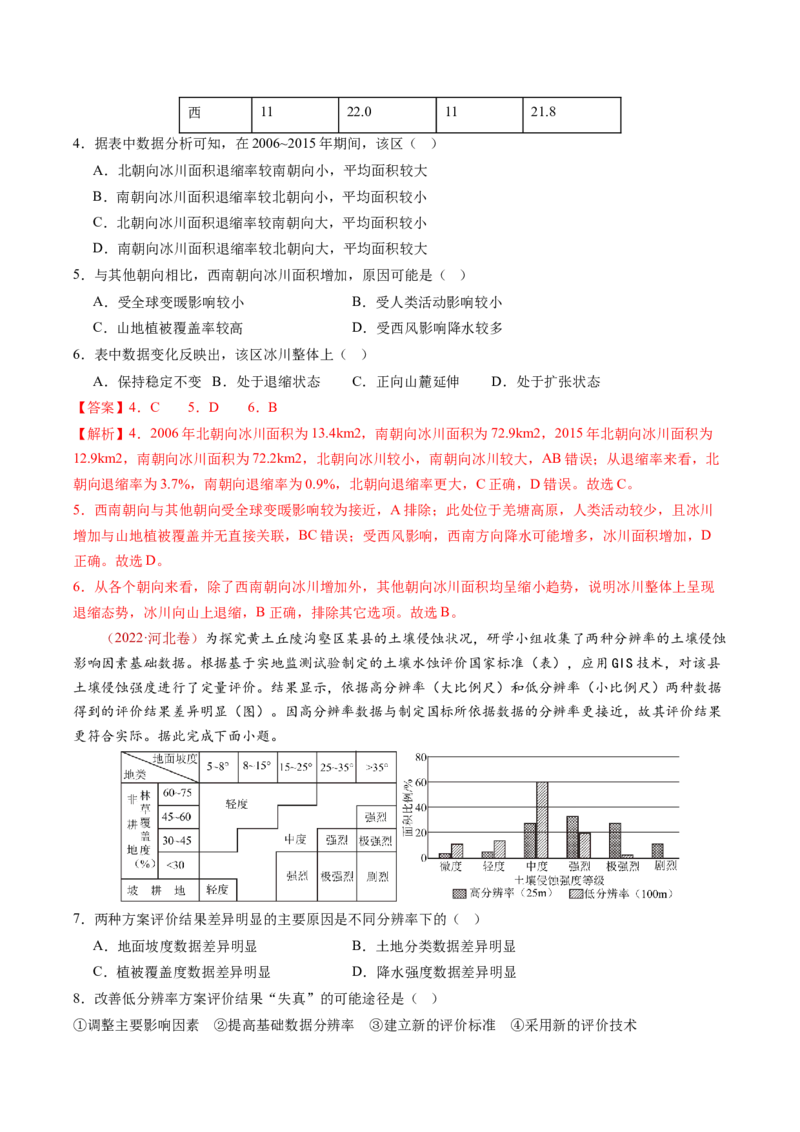 查补能力&middot;提升练解题关键能力（解析版）_9.2025地理总复习_2024年新高考资料_5.2024三轮冲刺_查漏补缺2024年高考地理复习冲刺过关（新高考通用）