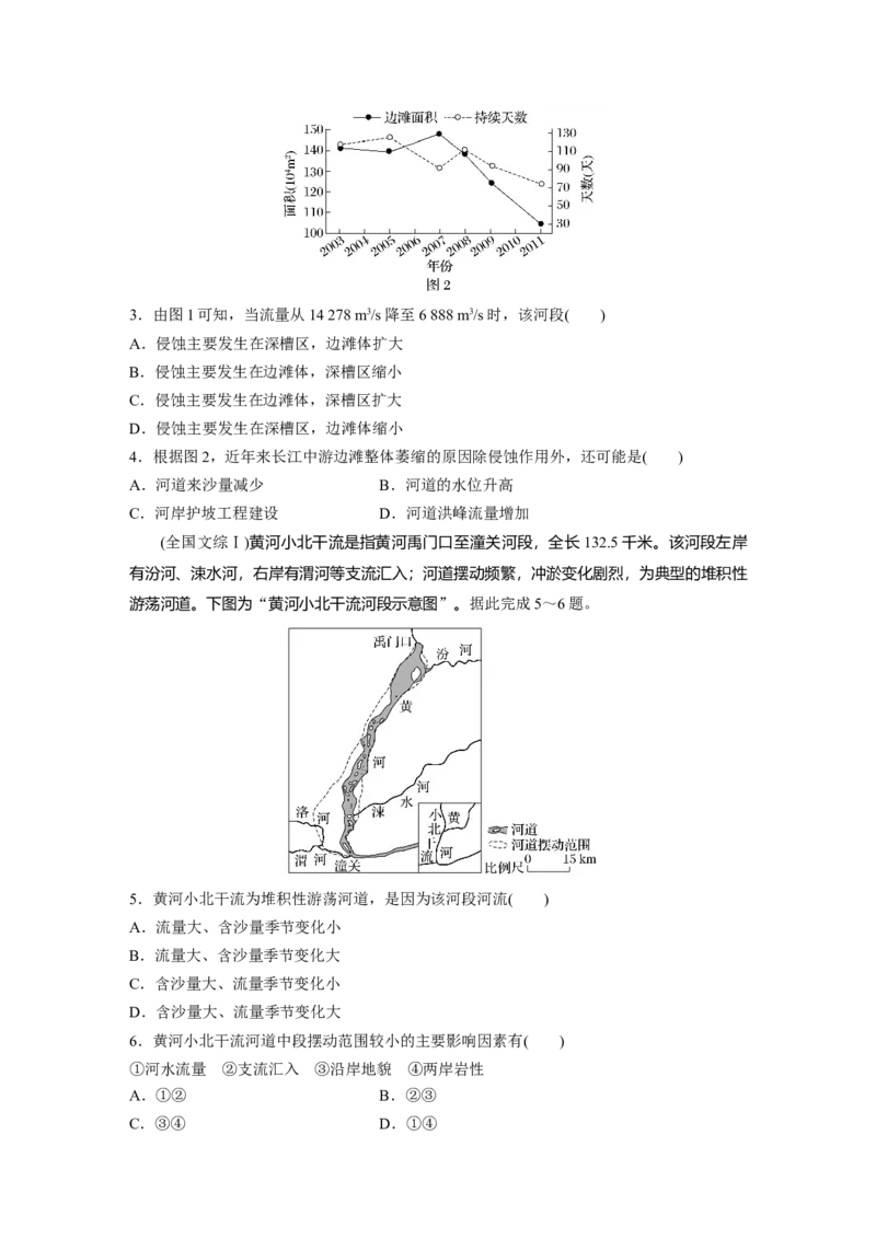 第一部分　第五章　第3讲　真题专练_9.2025地理总复习_2024年新高考资料_1.2024一轮复习_2024年高考地理一轮复习讲义（新人教版）_学生版在此文件夹_一轮复习89练_第一部分　自然地理