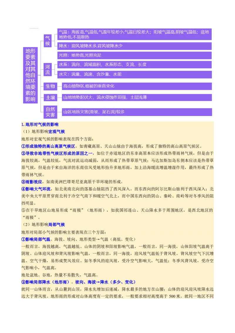 第17讲自然环境的整体性（讲义）（原卷版）_9.2025地理总复习_2025年新高考资料_一轮复习_2025年高考地理一轮复习讲练测（新教材新高考）