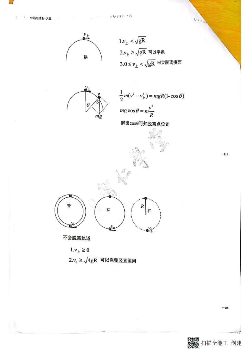 力学大题_葛根物理高三22-51G_讲义