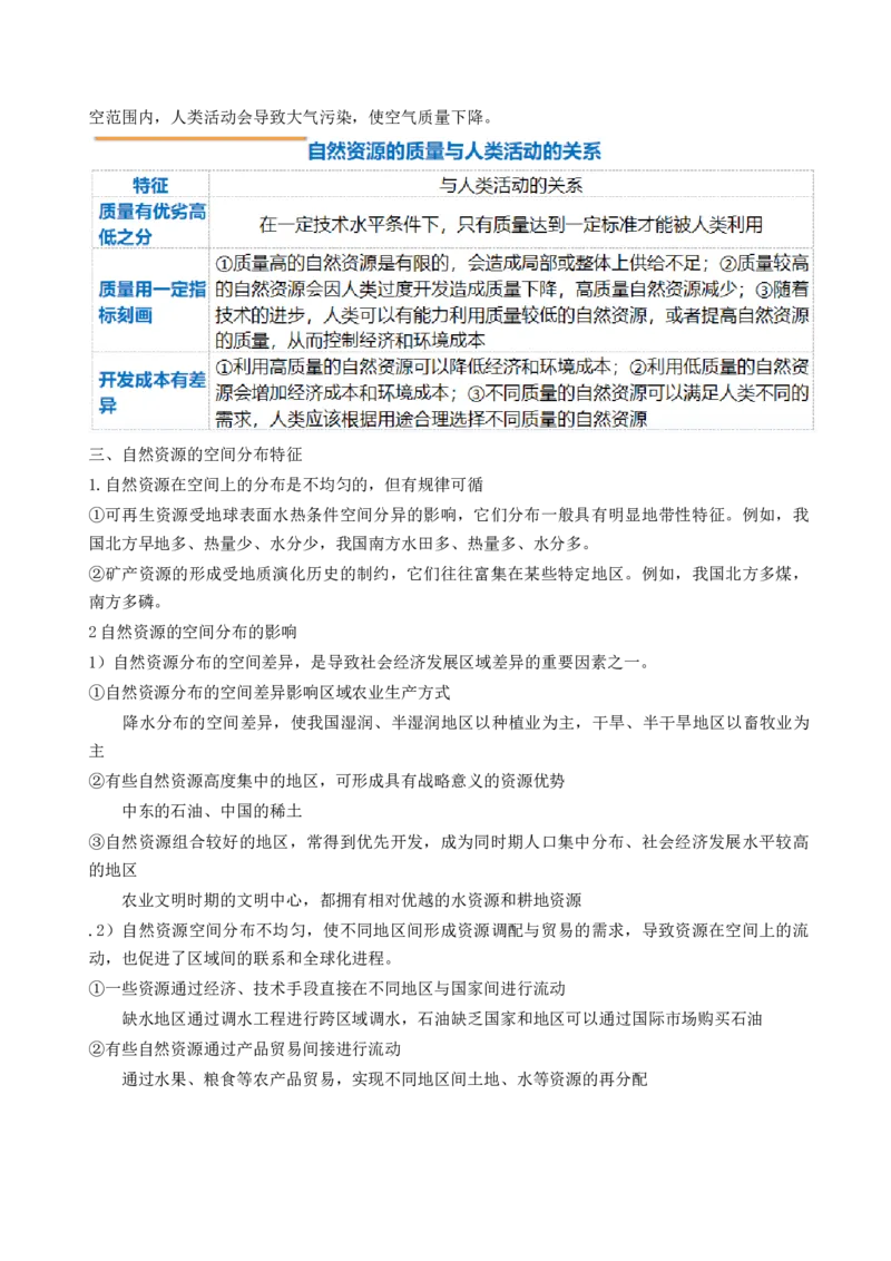 第37讲自然环境与人类社会（讲义）（原卷版）_9.2025地理总复习_2024年新高考资料_1.2024一轮复习_2024年高考地理一轮复习讲练测（新教材新高考）