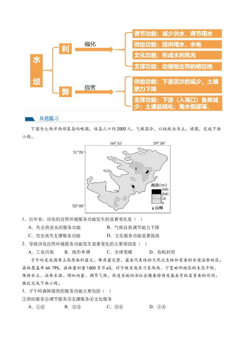 第37讲自然环境与人类社会（讲义）（原卷版）_9.2025地理总复习_2024年新高考资料_1.2024一轮复习_2024年高考地理一轮复习讲练测（新教材新高考）