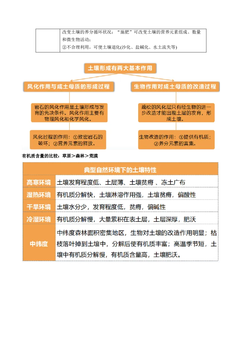 第16讲植被和土壤（讲义）（原卷版）_9.2025地理总复习_2024年新高考资料_1.2024一轮复习_2024年高考地理一轮复习讲练测（新教材新高考）