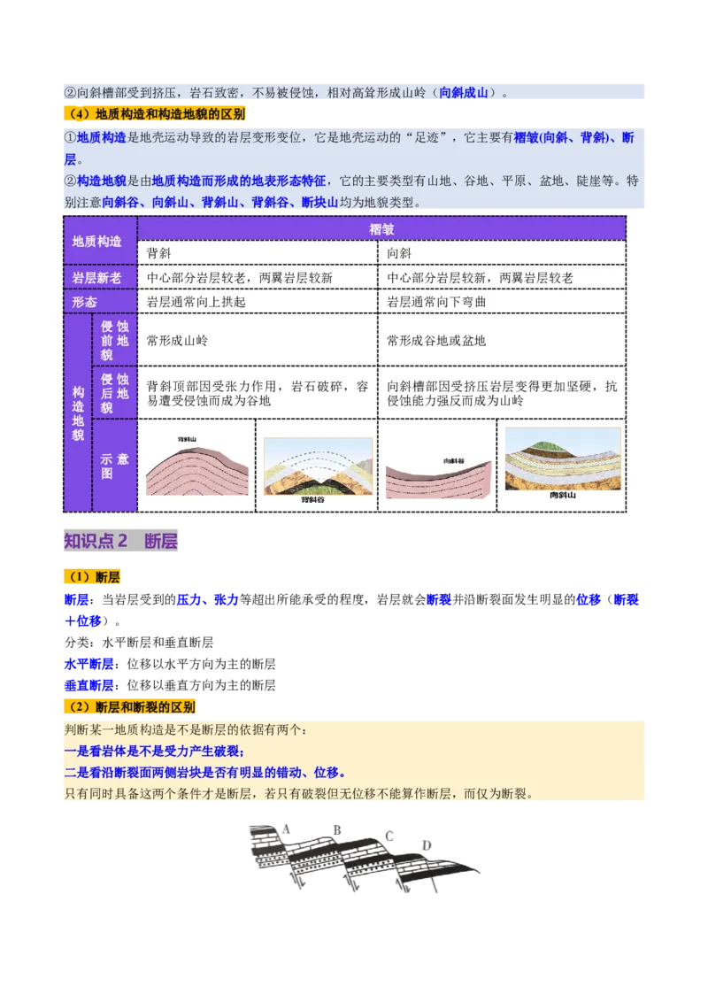 第13讲内力作用与地表形态（板块运动与地质构造）（讲义）（解析版）_9.2025地理总复习_2025年新高考资料_一轮复习_2025年高考地理一轮复习讲练测（新教材新高考）