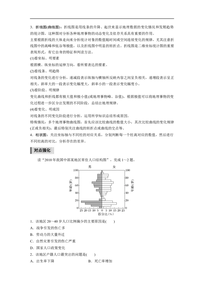 第1部分专题7微专题12　人口统计图_9.2025地理总复习_2023年新高考复习资料_二轮复习_2023年高考地理二轮复习讲义+课件（新高考版）_2023年高考地理二轮复习讲义（新高考版）_学生版
