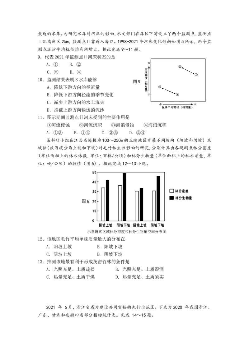 江苏省南京市六校联合体2022-2023学年高三8月联合调研考试+地理+Word版含答案_9.2025地理总复习_2023年新高考复习资料_3地理高考模拟题_新高考