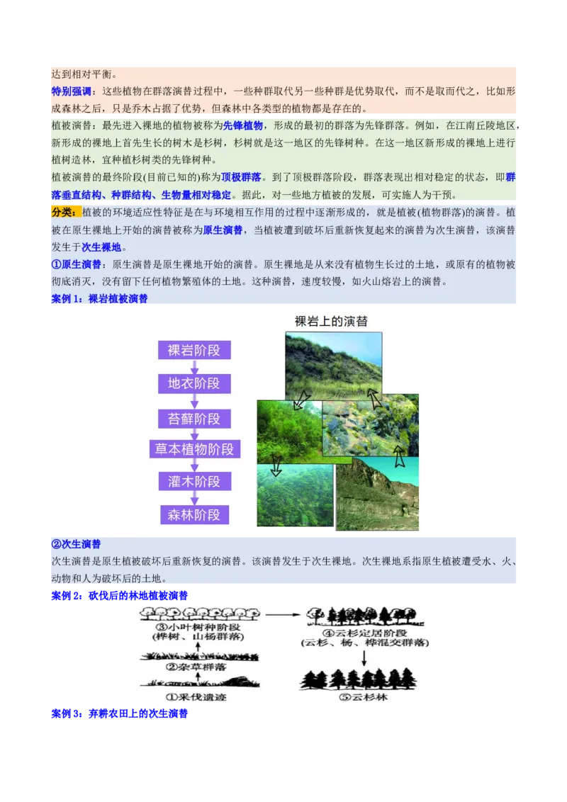 第16讲植被和土壤（讲义）（原卷版）_9.2025地理总复习_2025年新高考资料_一轮复习_2025年高考地理一轮复习讲练测（新教材新高考）