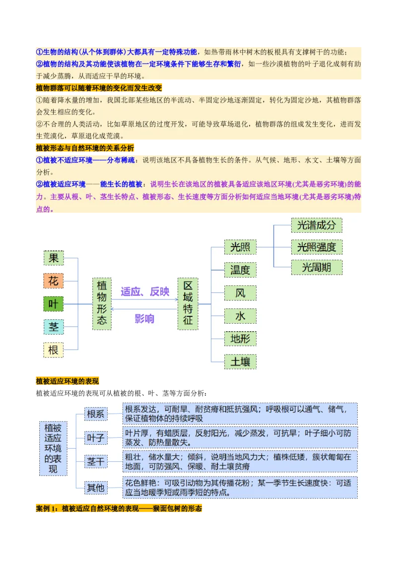 第16讲植被和土壤（讲义）（原卷版）_9.2025地理总复习_2025年新高考资料_一轮复习_2025年高考地理一轮复习讲练测（新教材新高考）
