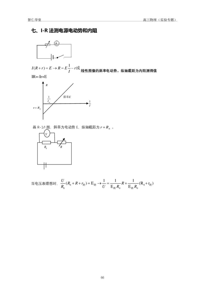 高三物理实验专题_葛根物理高三24-25G_春季班