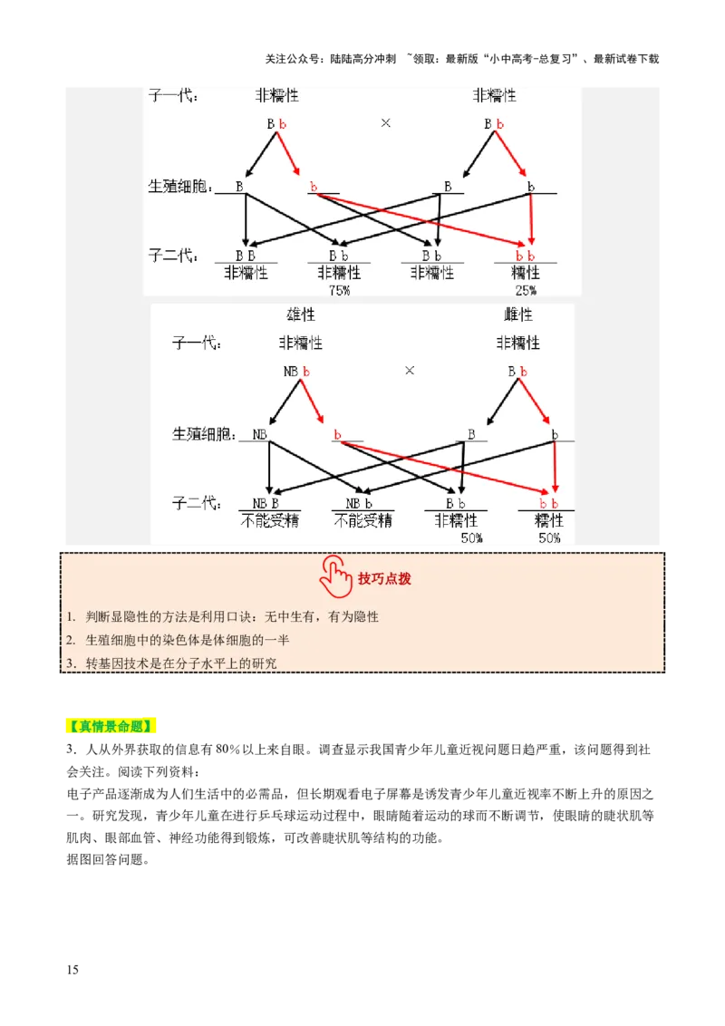 题型04热点情景（讲练）（原卷版）_02中考总复习（2026版更新中）_08-生物-中考总复习_2025中考复习资料_2025中考二轮课件ppt+讲义+练习生物_讲义+练习