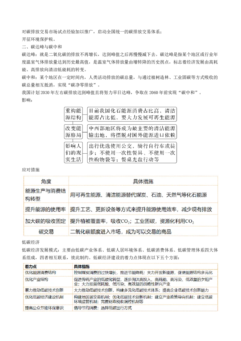 第39讲环境安全与国家安全（讲义）（解析版）_9.2025地理总复习_2024年新高考资料_1.2024一轮复习_2024年高考地理一轮复习讲练测（新教材新高考）