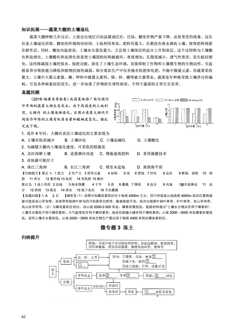 整合突破专题学案主题九：土壤（高三地理自主复习资料，pdf版）_9.2025地理总复习_2023年新高考复习资料_专项复习_高三地理自主复习学案主题整合突破专题学案+解题技巧+评分细则