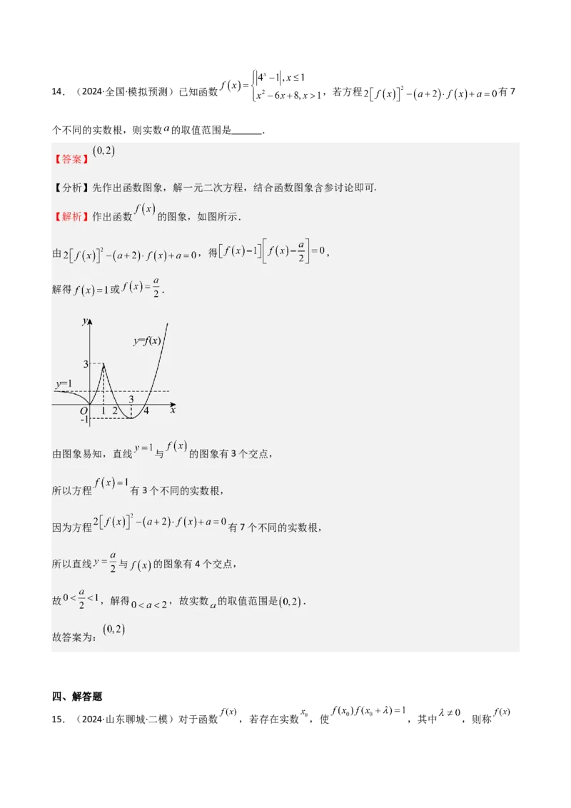 专题09函数的图像函数的零点（八大题型+模拟精练）（解析版）_2.2025数学总复习_2025年新高考资料_一轮复习_2025年高考数学一轮复习《重难点题型与知识梳理&bull;高分突破》（新高考专用）