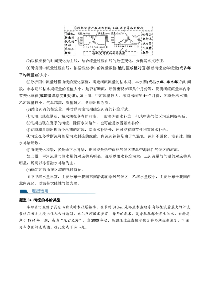 第10讲水循环和水量平衡（讲义）（解析版）_9.2025地理总复习_2024年新高考资料_1.2024一轮复习_2024年高考地理一轮复习讲练测（新教材新高考）