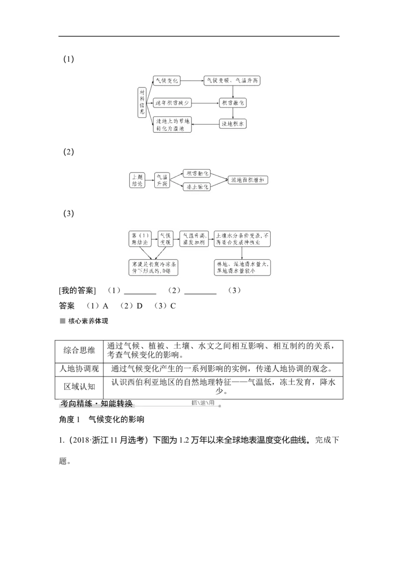 第3课时全球气候变化_9.2025地理总复习_赠品通用版（老高考）复习资料_一轮复习_2023年高考地理一轮复习讲义+课件（全国版）_2023年高考地理一轮复习讲义（全国版）_赠补充习题