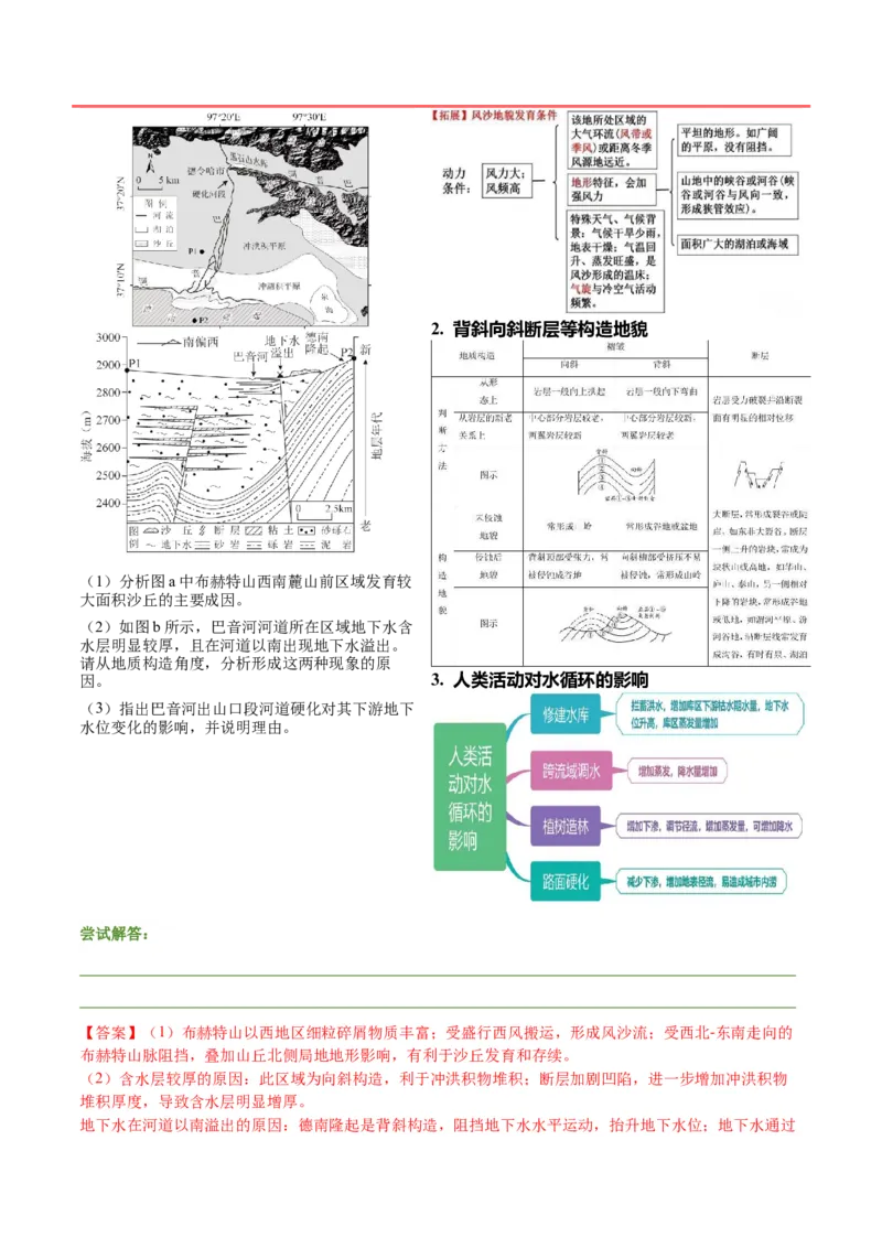 第17题水文现象研究（水系、水文特征、湖泊、河口等）-备战2024年高考地理临考题号押题（广东卷）（解析版）_9.2025地理总复习_2024年新高考资料_5.2024三轮冲刺