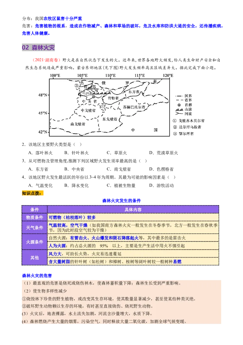 第19讲自然灾害与地理信息技术（讲义）（原卷版）_9.2025地理总复习_2025年新高考资料_一轮复习_2025年高考地理一轮复习讲练测（新教材新高考）