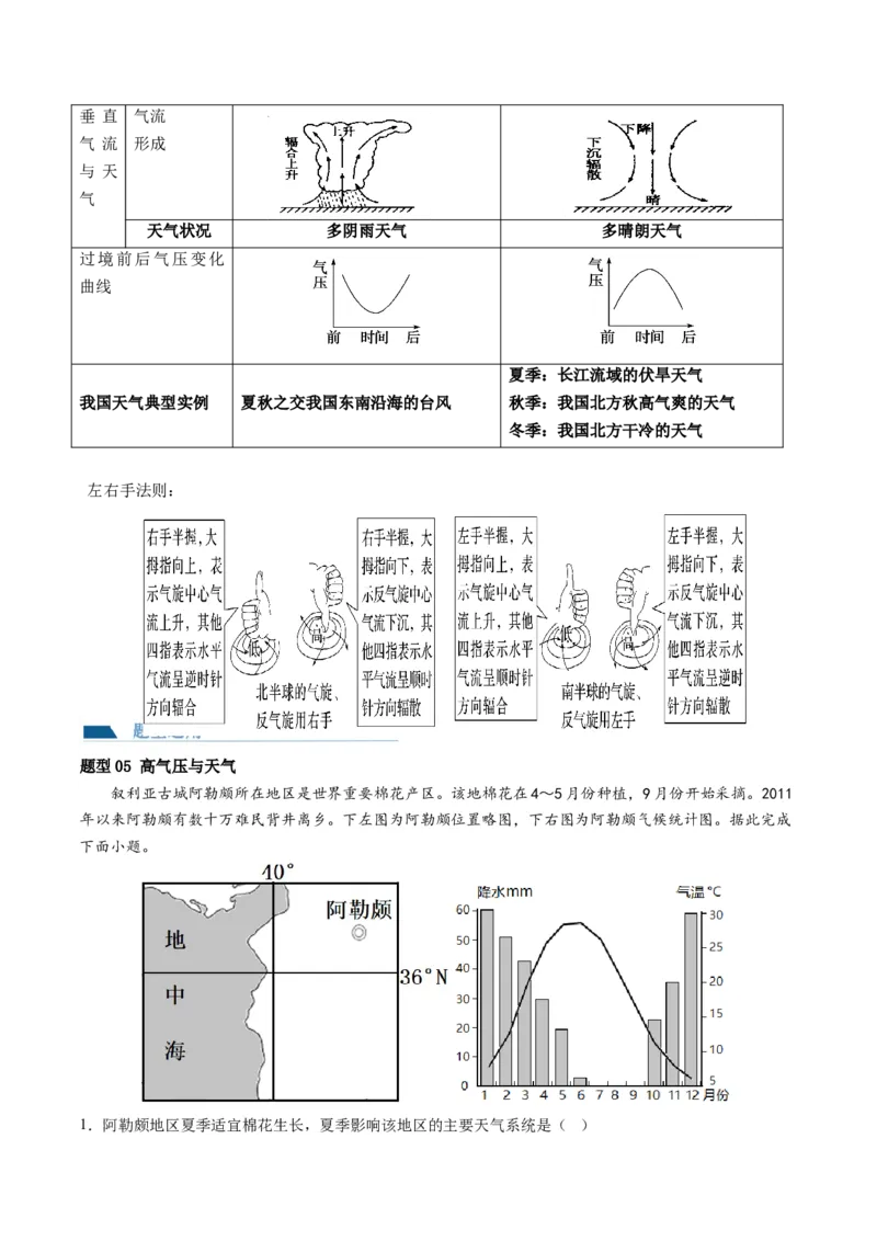 第09讲常见的天气系统和天气解读（讲义）（解析版）_9.2025地理总复习_2024年新高考资料_1.2024一轮复习_2024年高考地理一轮复习讲练测（新教材新高考）