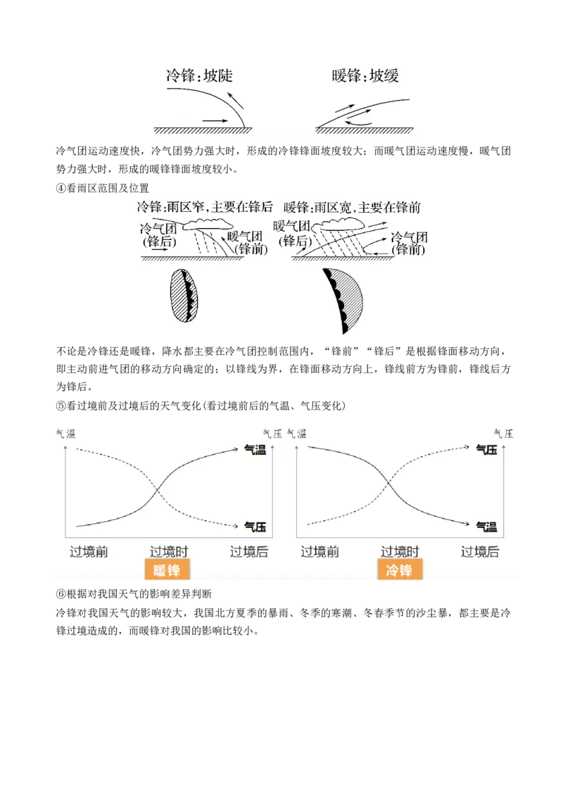 第09讲常见的天气系统和天气解读（讲义）（解析版）_9.2025地理总复习_2024年新高考资料_1.2024一轮复习_2024年高考地理一轮复习讲练测（新教材新高考）