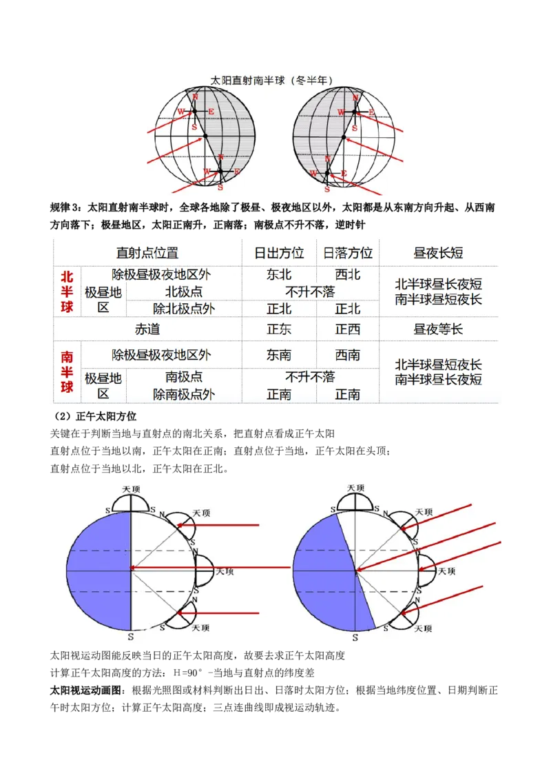 第05讲地球公转及其地理意义（讲义）（解析版）_9.2025地理总复习_2024年新高考资料_1.2024一轮复习_2024年高考地理一轮复习讲练测（新教材新高考）