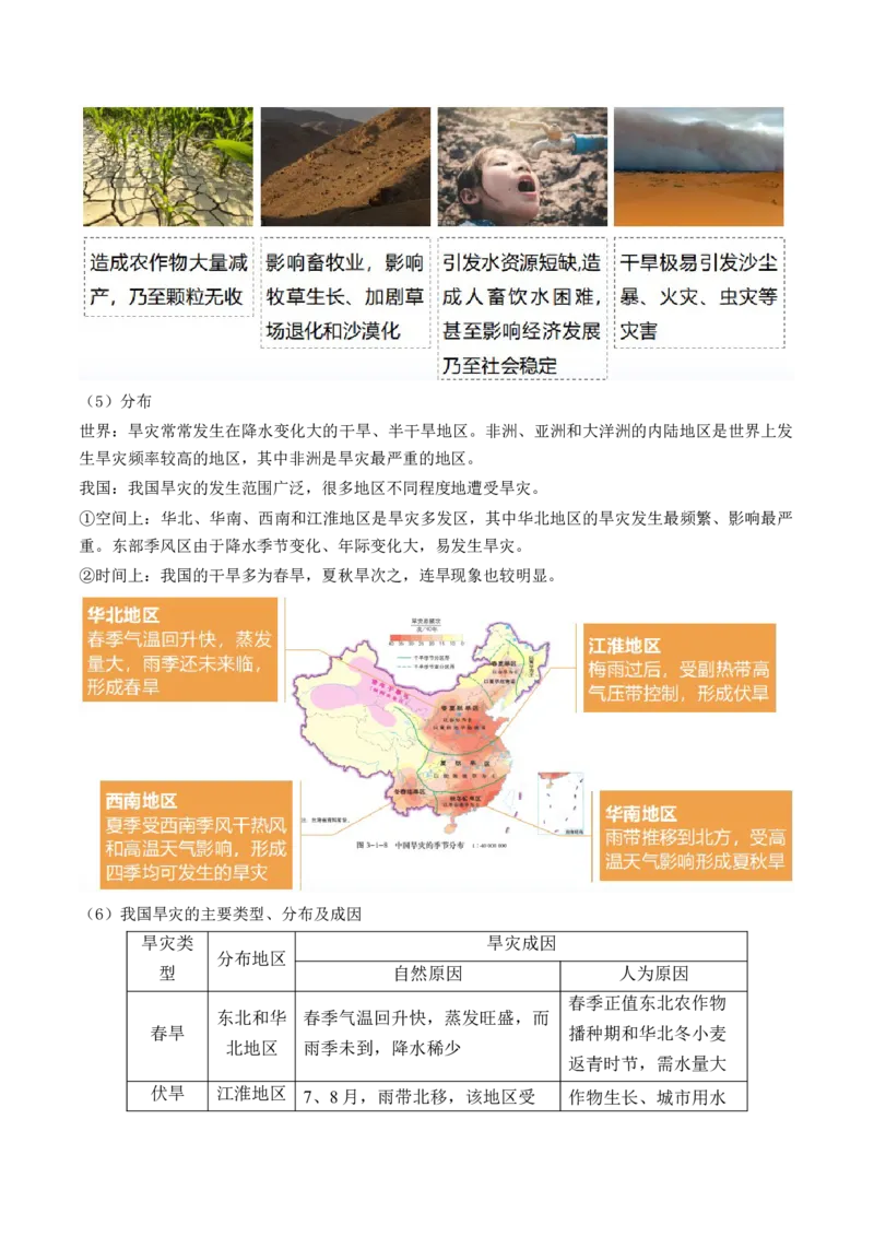 第19讲自然灾害与地理信息技术（讲义）（原卷版）_9.2025地理总复习_2024年新高考资料_1.2024一轮复习_2024年高考地理一轮复习讲练测（新教材新高考）