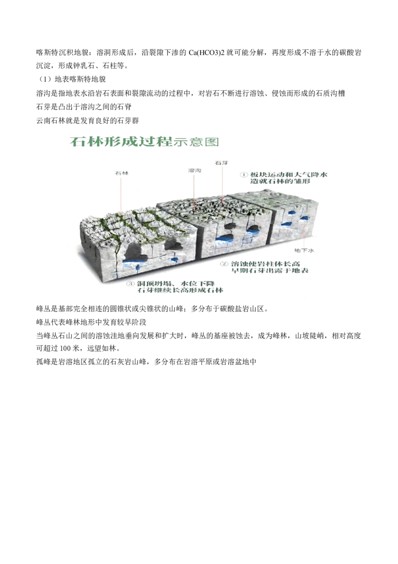 第13讲营造地表形态的力量及其地貌（讲义）（解析版）_9.2025地理总复习_2024年新高考资料_1.2024一轮复习_2024年高考地理一轮复习讲练测（新教材新高考）