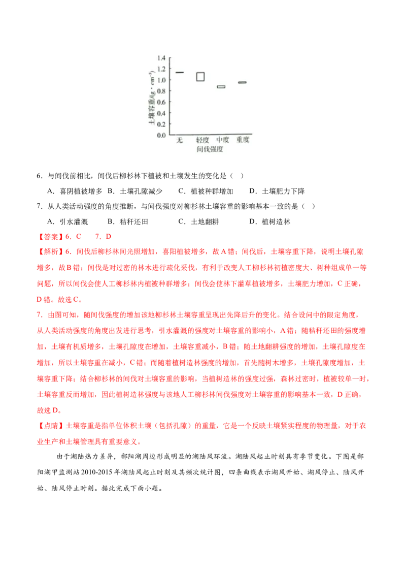 押新高考押题卷01-备战2024年高考地理临考题号押题（新高考通用）（解析版）_9.2025地理总复习_2024年新高考资料_5.2024三轮冲刺