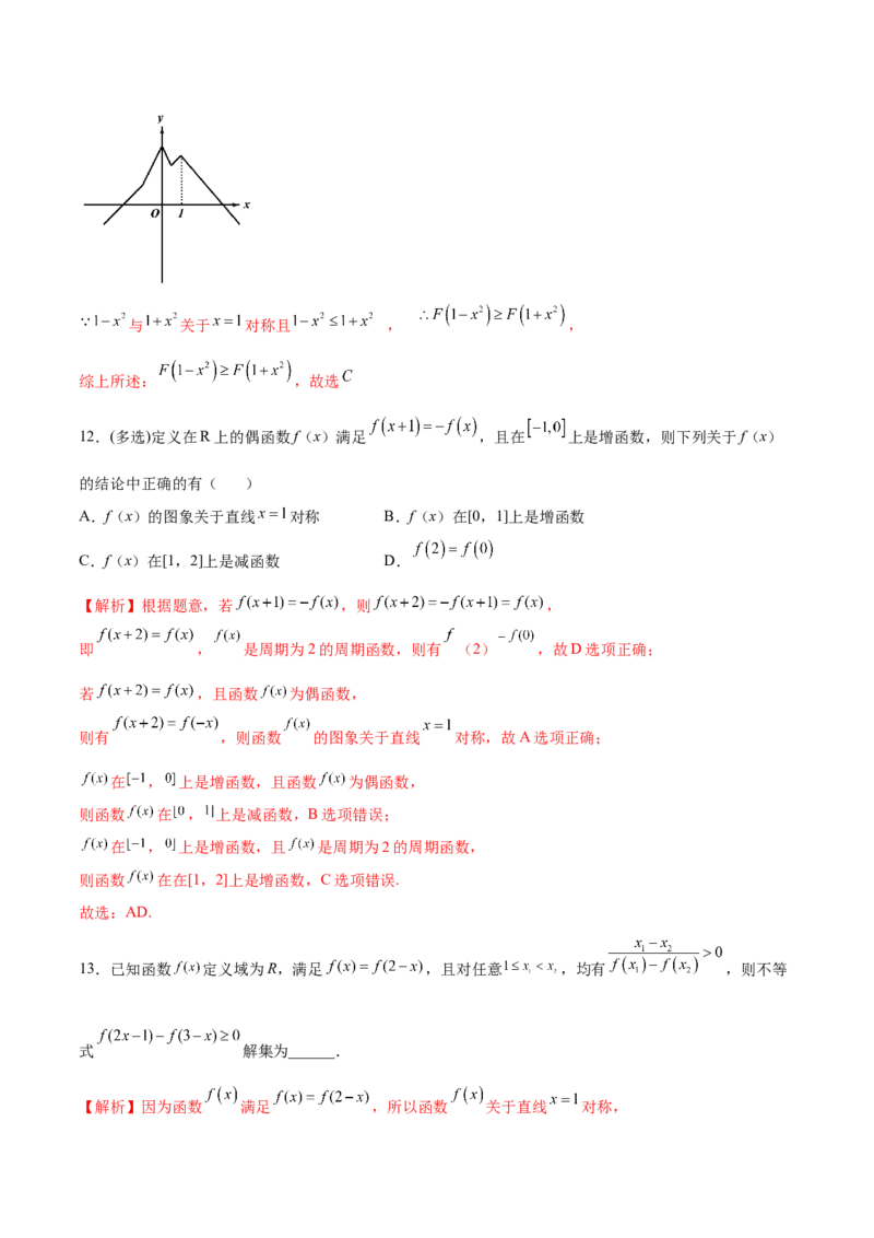 专题09函数的对称性(解析版)_2.2025数学总复习_2023年新高考资料_专项复习_2023年新高考数学函数重点突破（新高考专用）