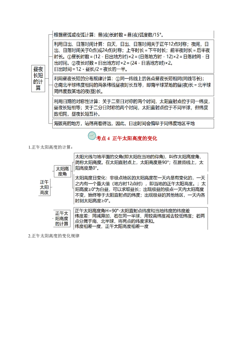 查补知识&middot;通关练专题01地球的运动（原卷版）_9.2025地理总复习_2024年新高考资料_5.2024三轮冲刺_查漏补缺2024年高考地理复习冲刺过关（新高考通用）
